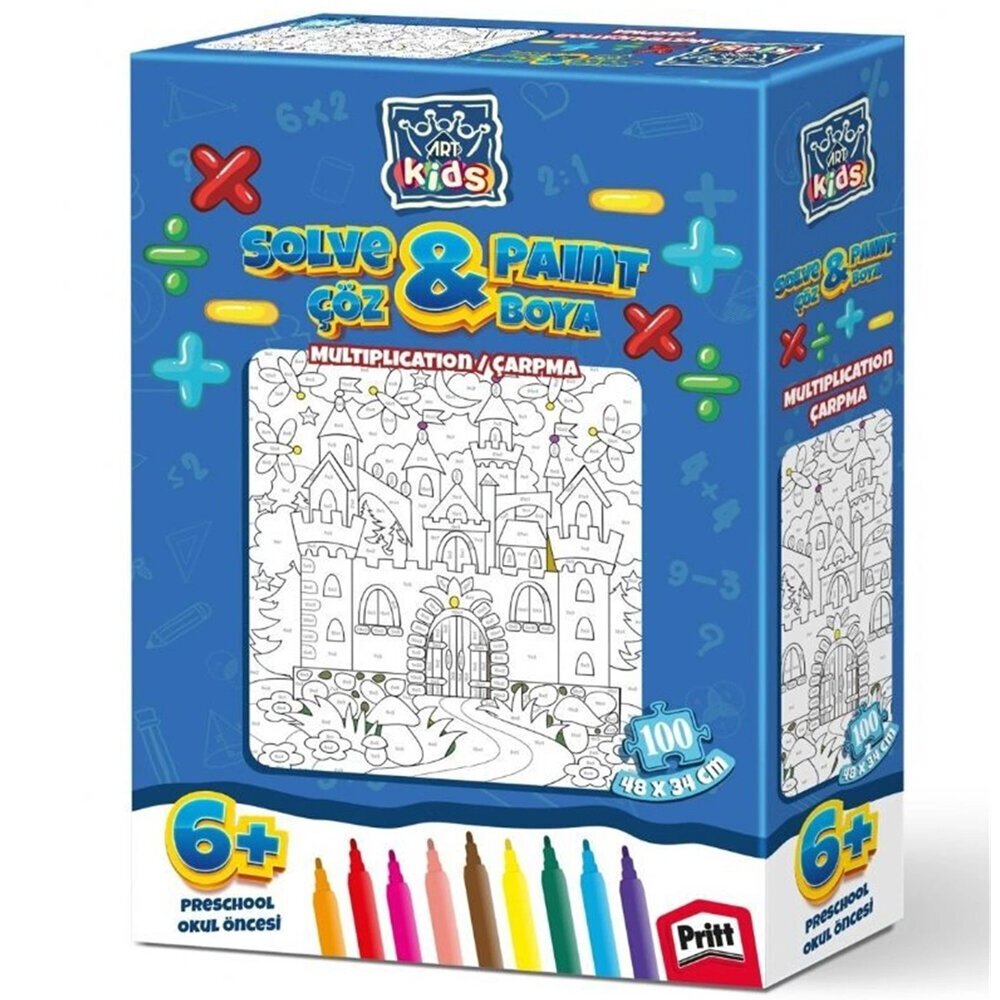 Art Kids Çöz Boya / Çarpma 5848