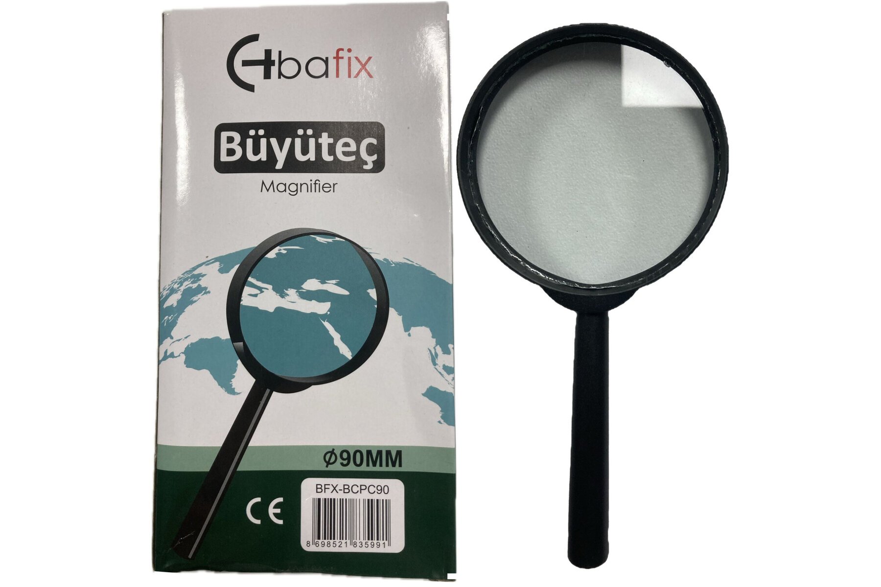 Bafix Büyüteç Cam Plastik Çerçeveli 90 MM BFX-BCPC90