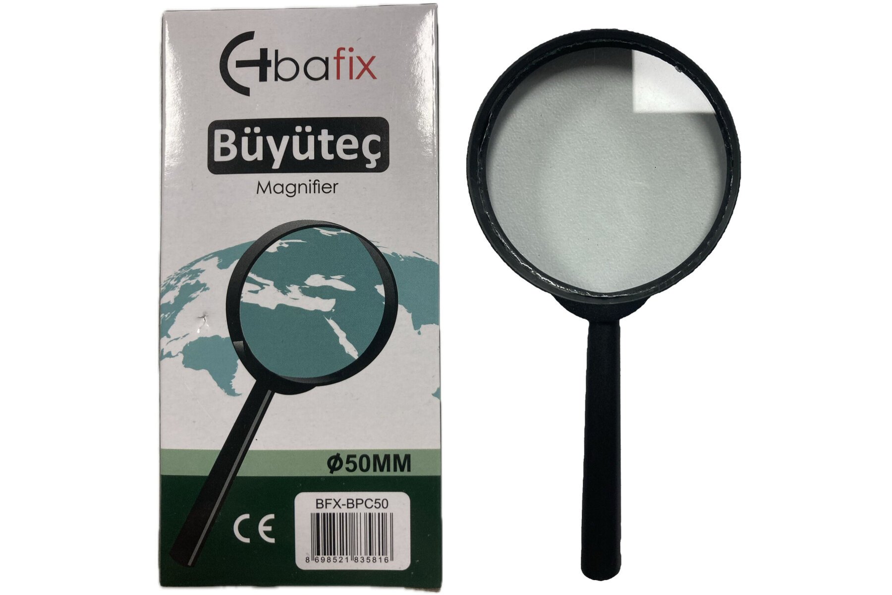 Bafix Büyüteç Plastik Çerçeveli 50 MM BFX-BPC50