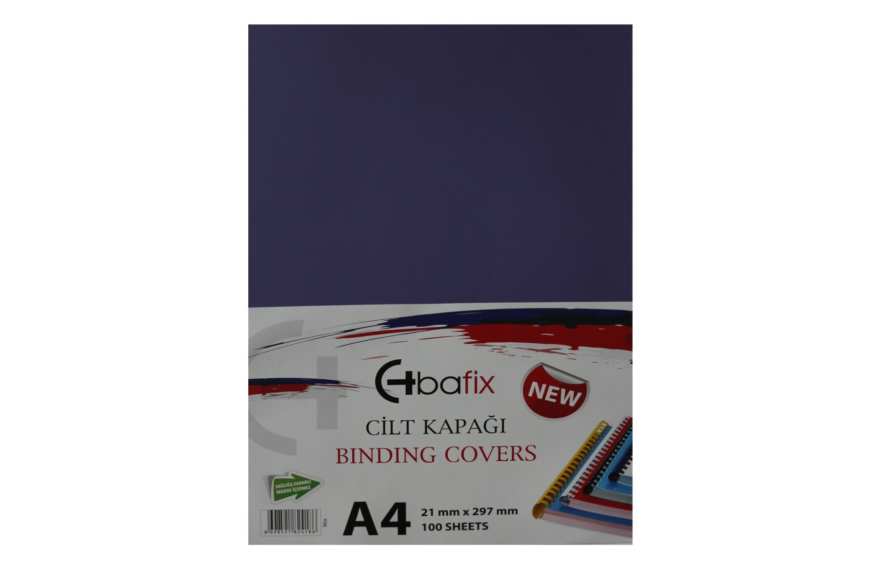 Bafix Cilt Kapağı Plastik Opak A4 160 MIC Mor