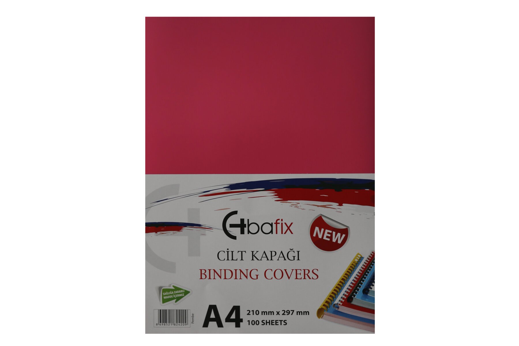 Bafix Cilt Kapağı Plastik Opak A4 160 MIC Pembe