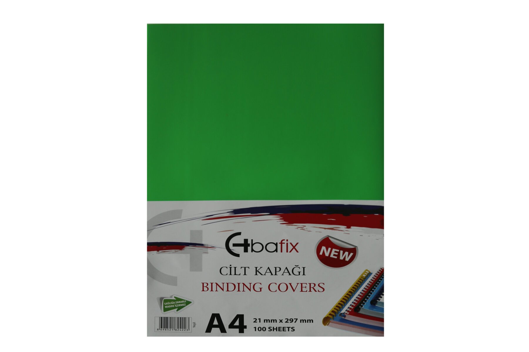 Bafix Cilt Kapağı Plastik Opak A4 160 MIC Yeşil