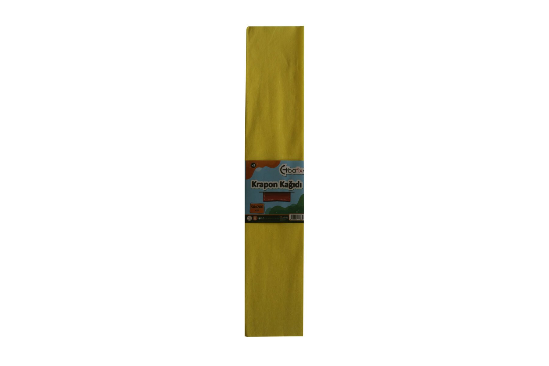 Bafix Krapon Kağıdı 10 LU 50x200 CM Sarı