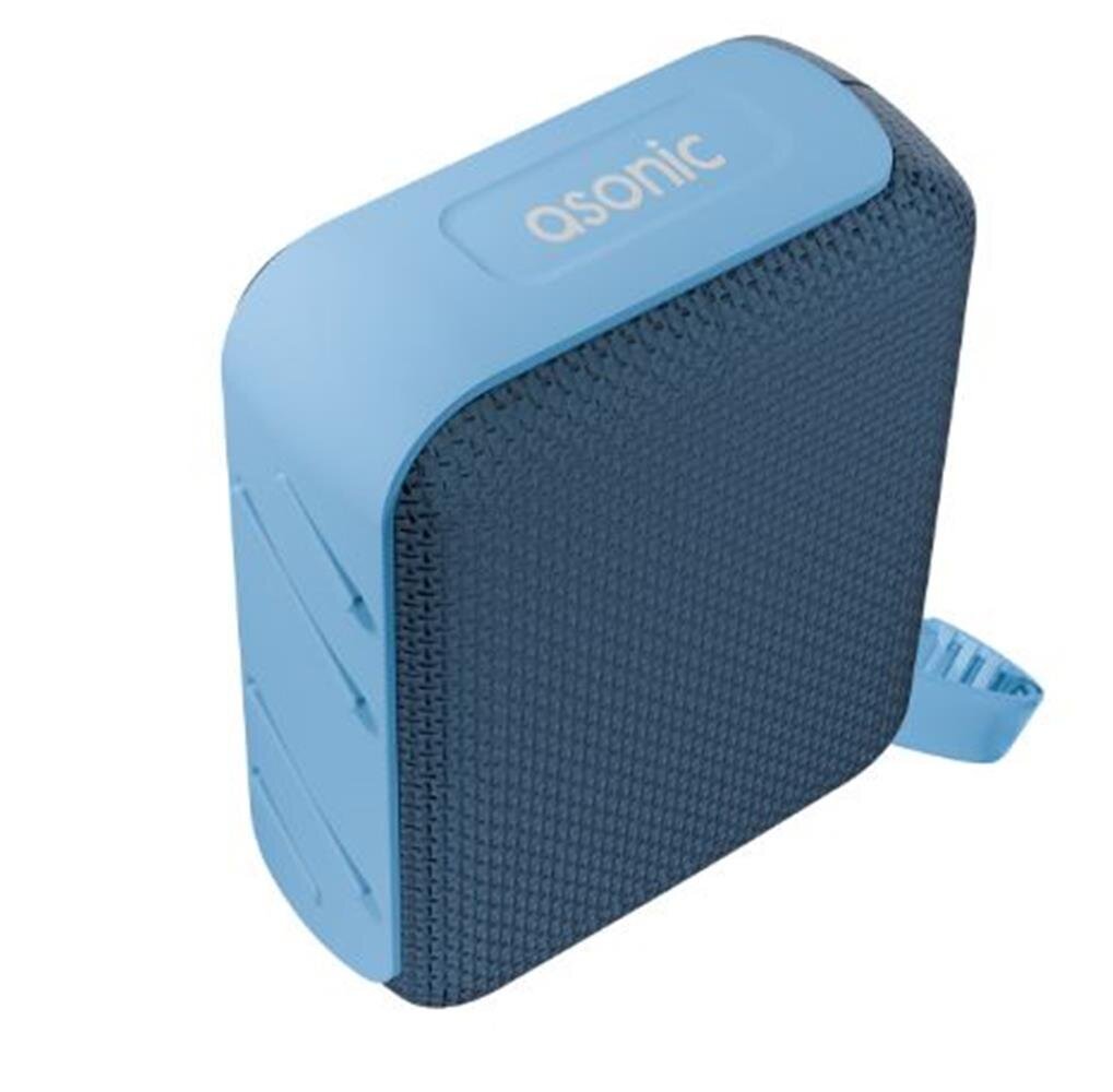 Asonic AS-03 Mavi USB-TF-TWS-Bluetooth Destekli 5W 1200mAh Type-C Speaker