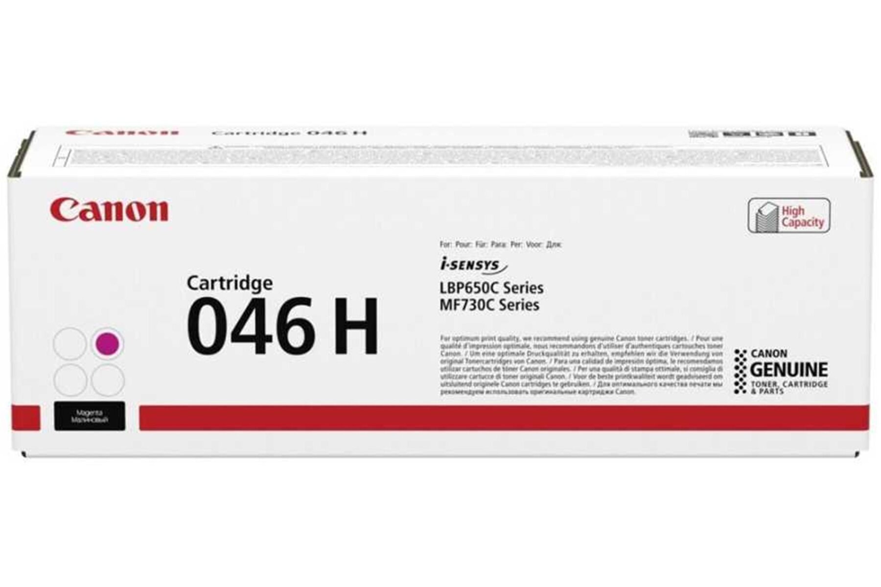 Canon CRG-046H M Magenta Kırmızı Yüksek Kapasite Toner MF653-732-734-735