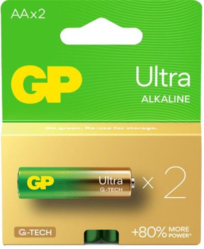 GP G-Tech LR6 AA Boy Ultra Alkalin Kalem Pil 2li Paket GP15AU-U2
