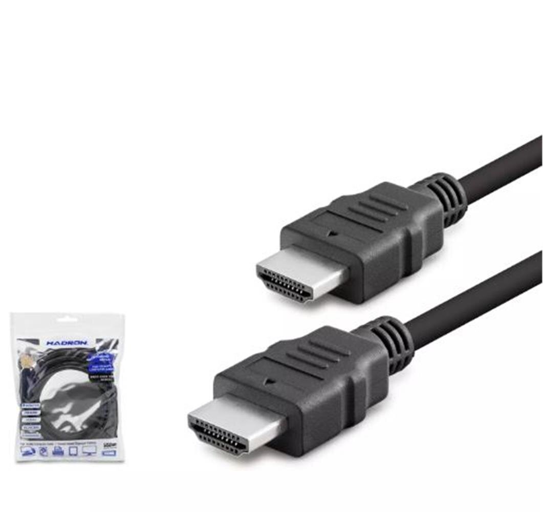 HADRON HDX2005  3M  HDMI (M) TO HDMI (M) KABLO PVC  SİYAH