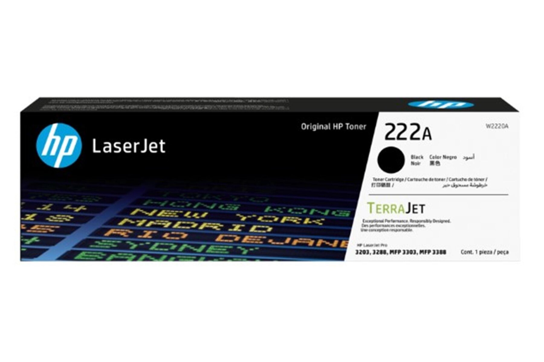 Hp 222A Black Siyah 1.300 Sayfa Toner W2220A