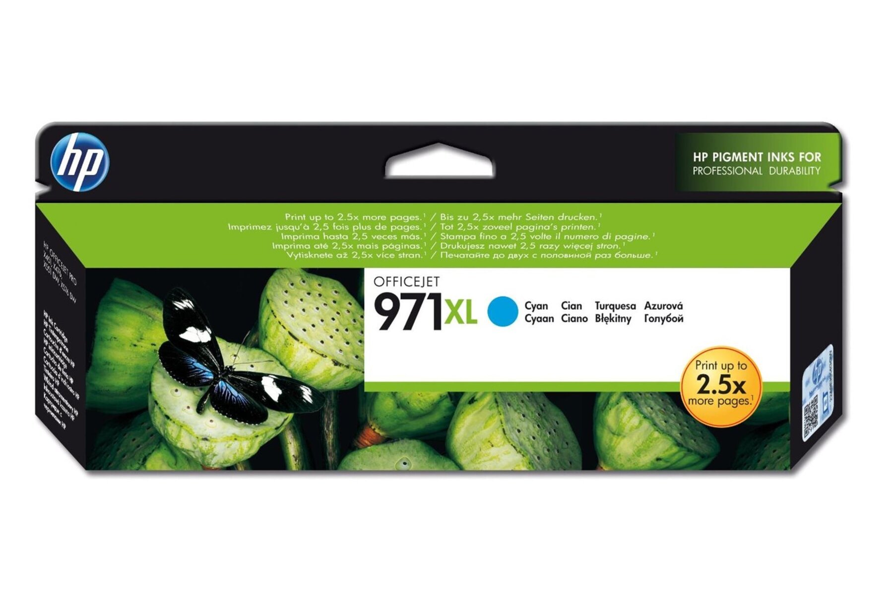 HP 971XL Cyan Mavi 6.600 Sayfa Kartuş CN626A