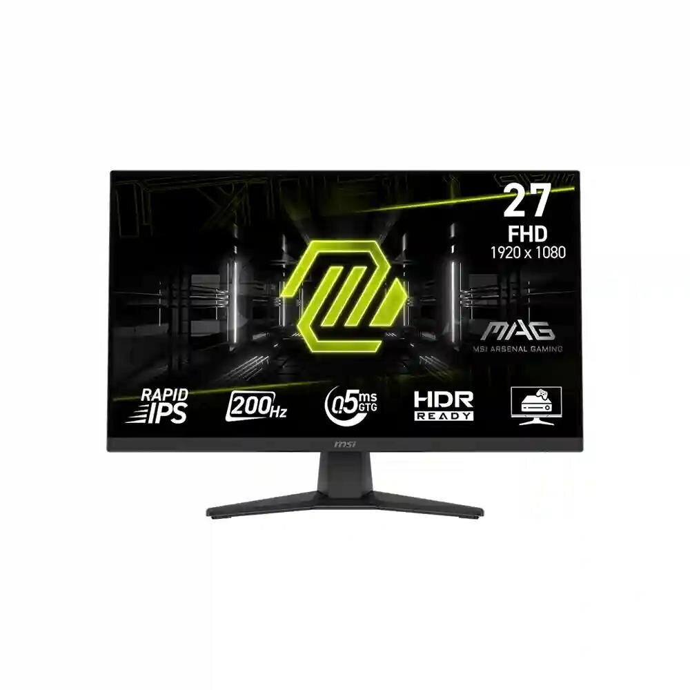Msi 27 MAG 272F 1920x1080 FHD 200Hz 0.5ms HDMI DP FreeSync Premium IPS Gaming Monitör