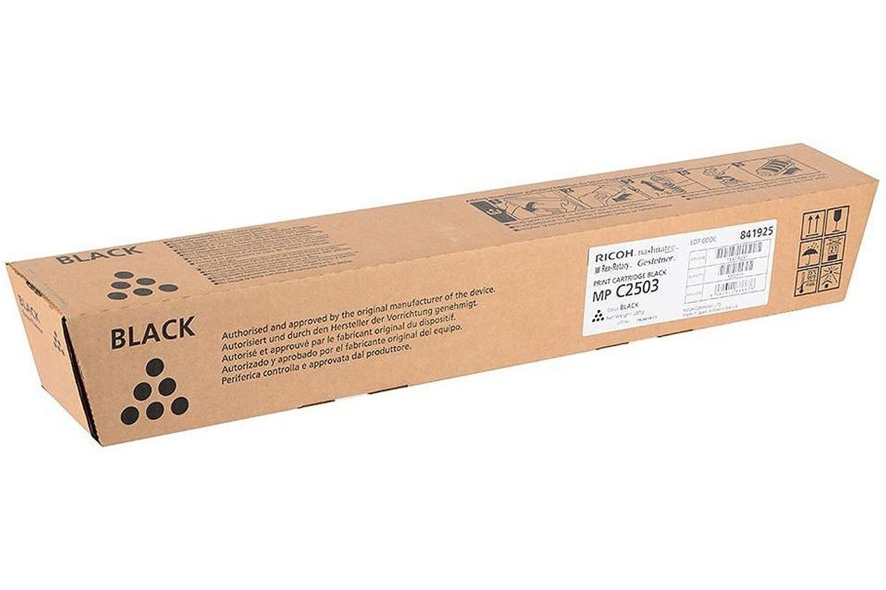 Ricoh MP C2503 Black Siyah Orjinal Fotokopi Toneri MP C2003-2004-2011-2504 15.000 Sayfa