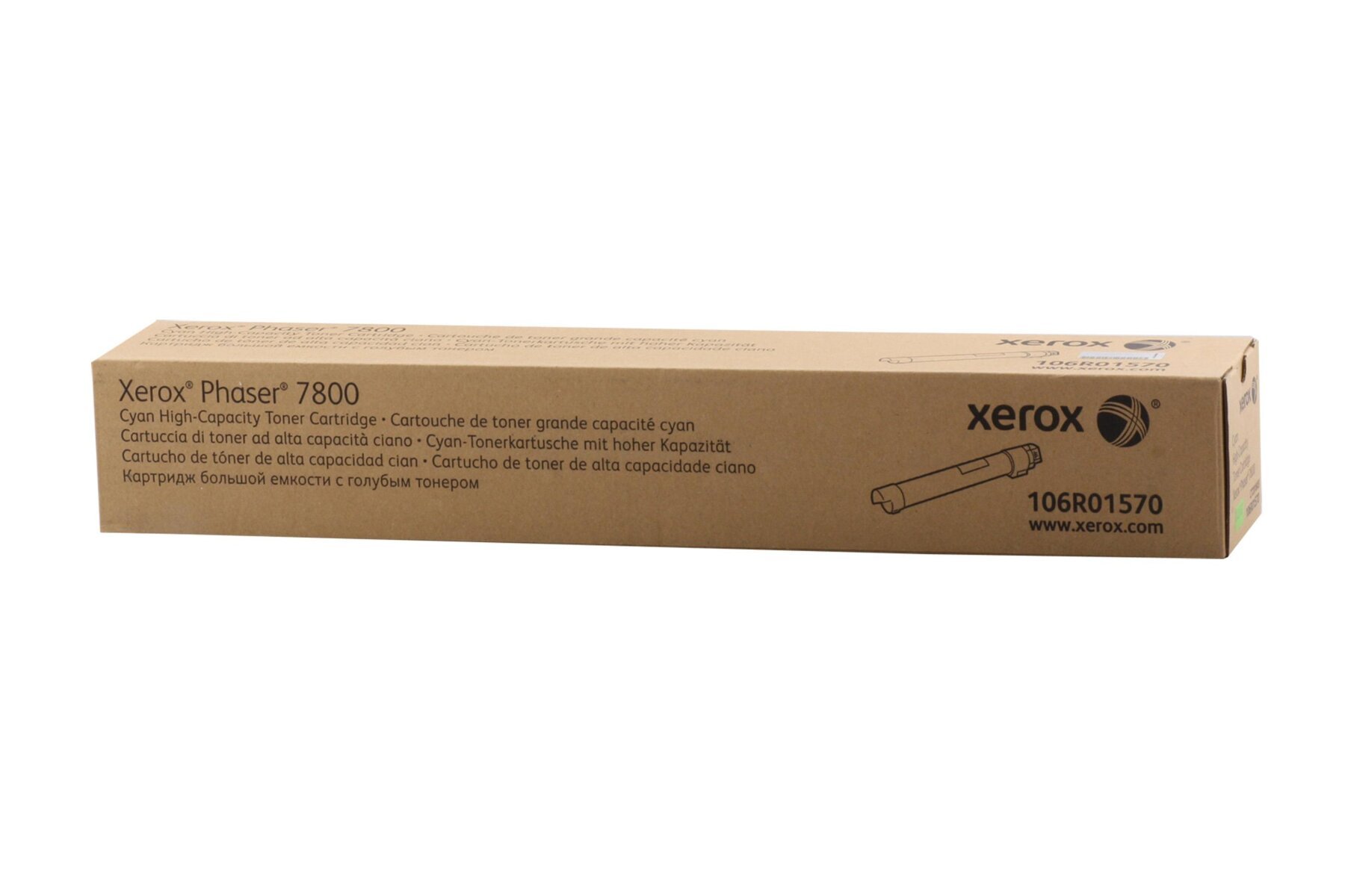 Xerox 106R01570 Phaser 7800 Yüksek Kapasite Cyan Mavi Toner 17.200 Sayfa