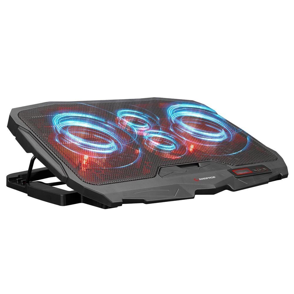 Addison Rampage AD-RC4 COLDBREEZE Kırmızı Ledli Işıklı Fan 15-17 Notebook Soğutucu Stand