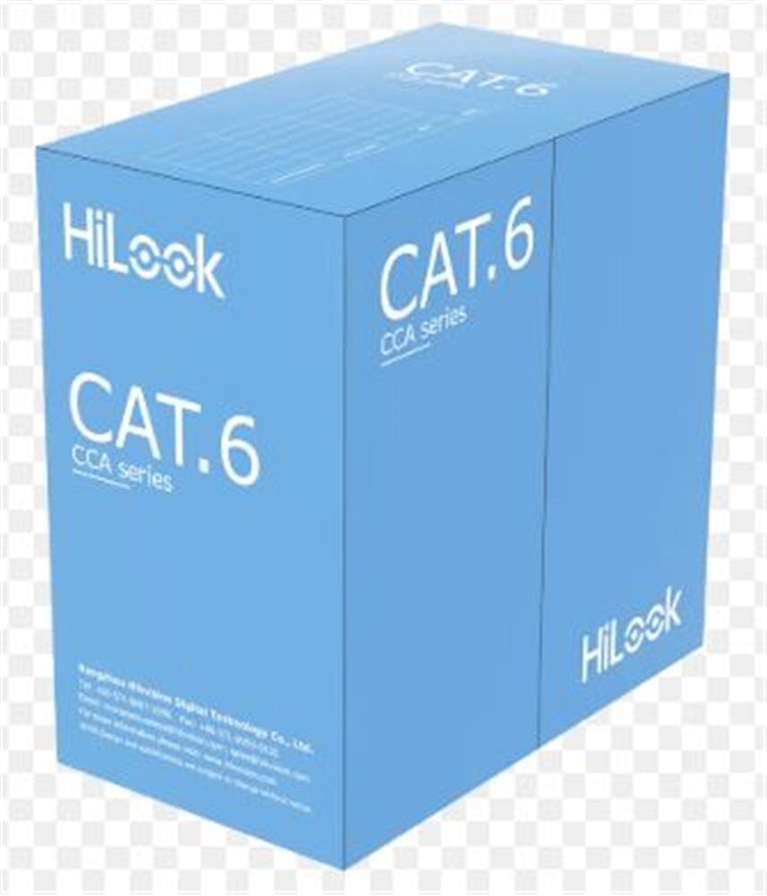 Hilook NC-1LN6UU-CCA-M CAT6 U-UTP 23 AWG 305 Mt  Ağ Kablosu, CCA, 0,57 mm