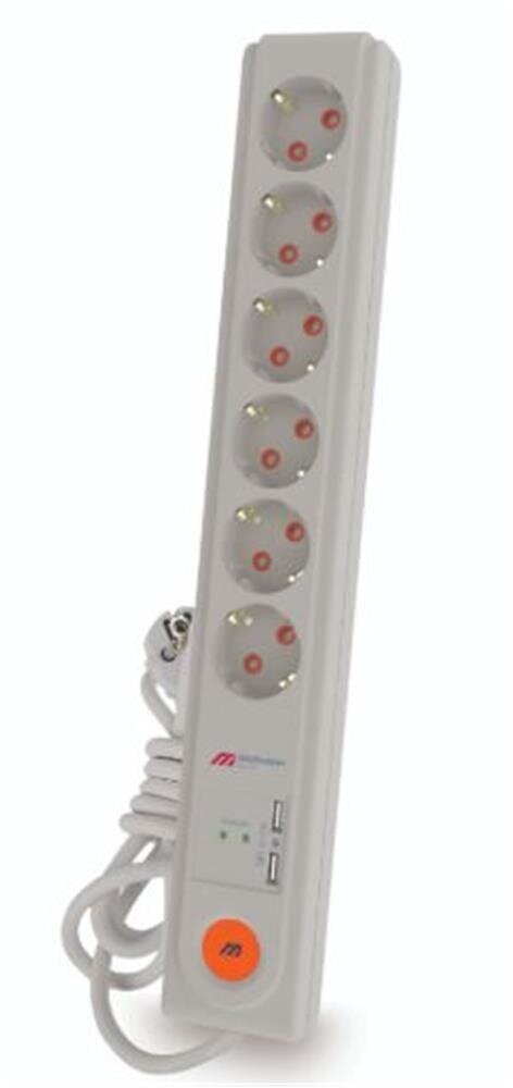 Mutlusan Altılı Şok.Kor. Anaht. Top.Lı Grup Priz(Ç.K.)(3X1.5 1.5 Mt) (001 175 670002 15 00)