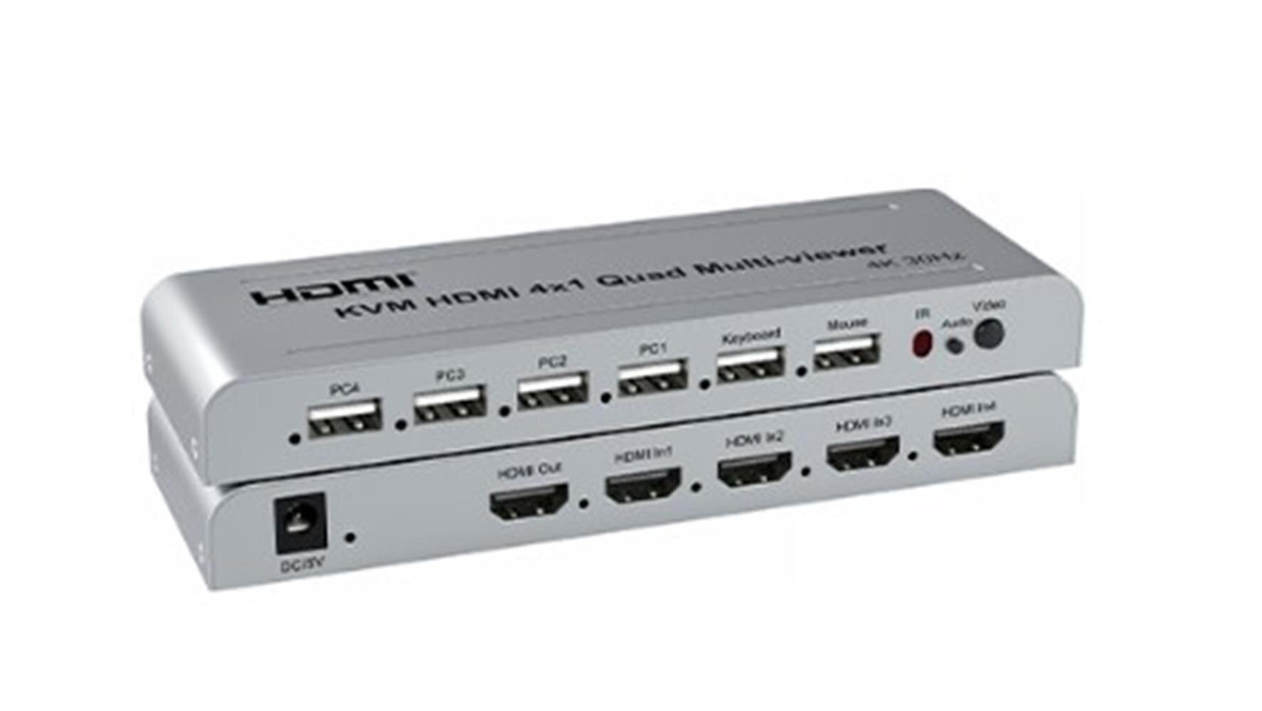 Novacom NVC-HDSW4-KVM 4K HDMI Switcher 4×1