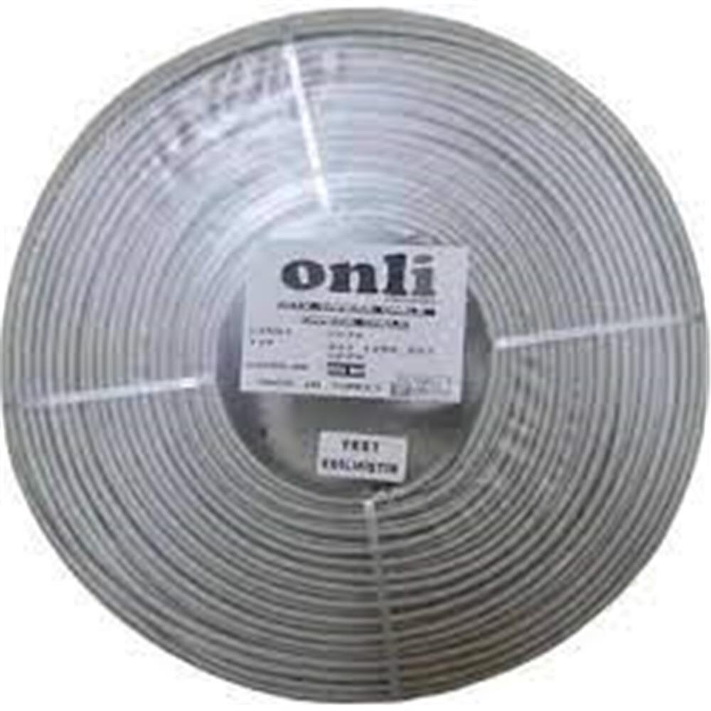 Onli  ON-4140 4+1 1x0,50 mini Coax 2x0,50mm 100 metre CCA Kamera Kablosu