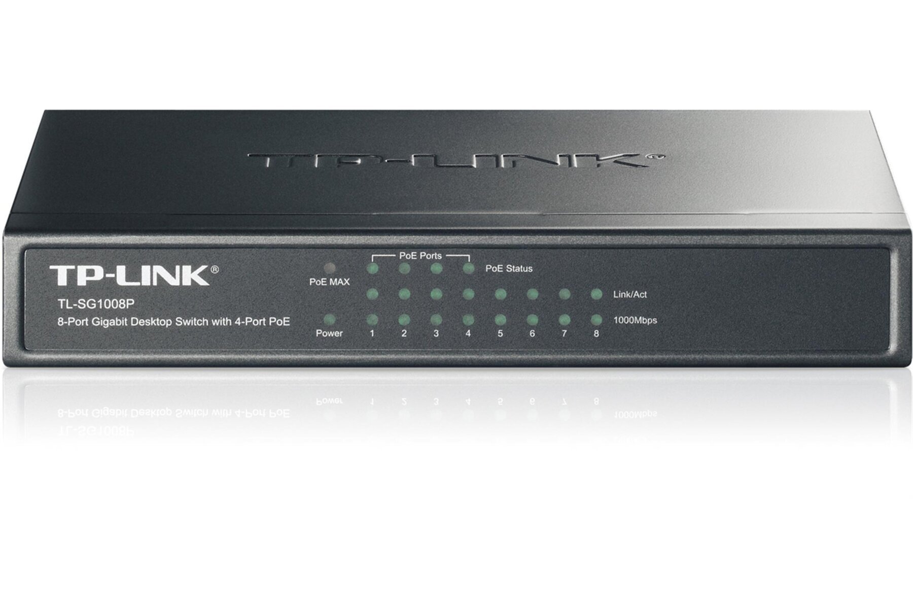 Tp-Link TL-SG1008P 8 Port 4 Port Poe+ 10-100-1000 Mbps Switch  Çelik Kasa