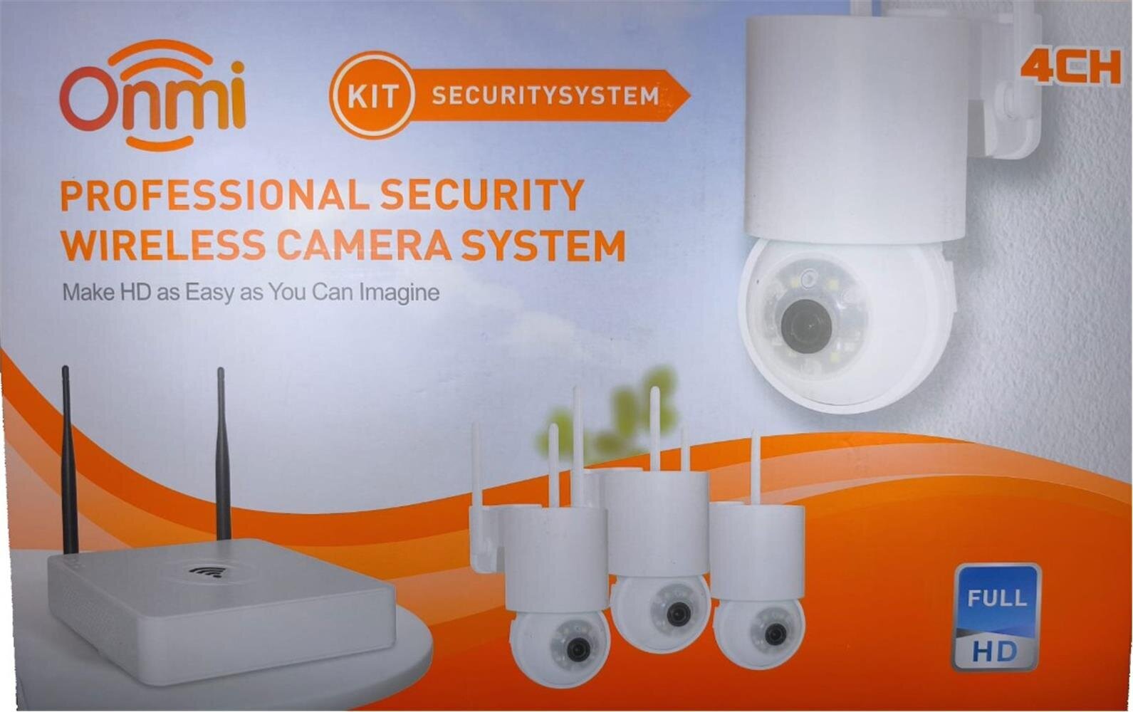 Apronx DSM600 4 Kanal Nvr + 3Mp 4 Kamera Full Color Mik. + 10 Lcd Wifi Set