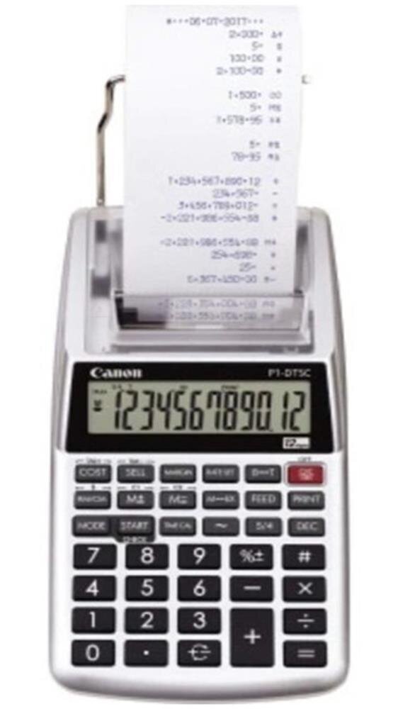 Canon P1-DTSC II 12 Hane Şeritli  Hesap Makinesi