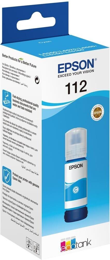 Epson 112 Cyan Mavi Şişe Mürekkep C13T06C24A