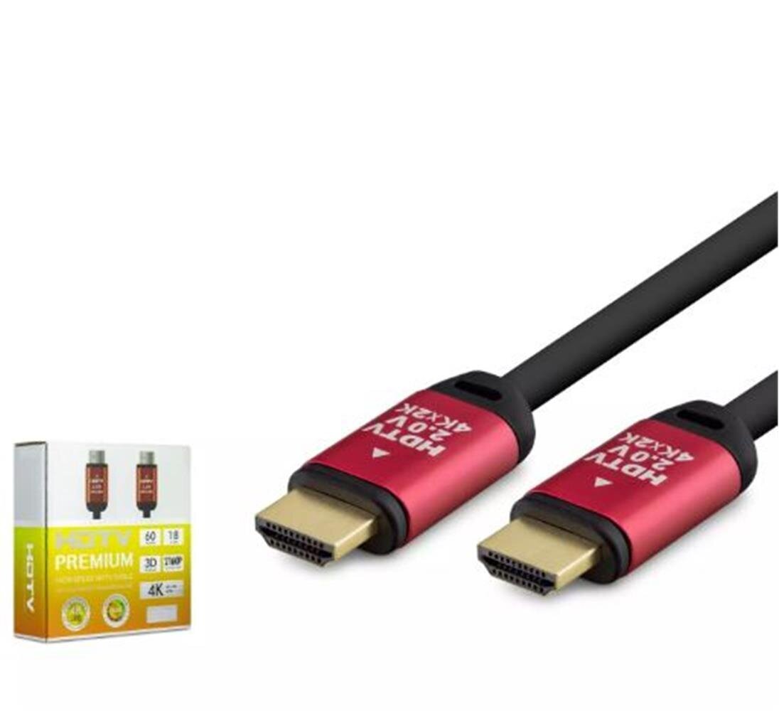 HADRON HDX2035 HDMI (M) TO HDMI (M) KABLO PVC 4K 10M SİYAH