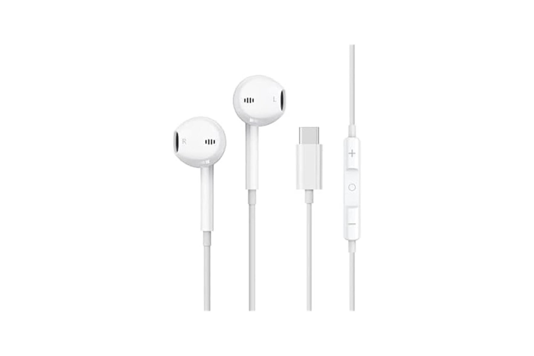 Hp DHH-3113C-WT Kablolu Kulakiçi Type-C Ses Kontrol Butonlu Mikrofonlu Beyaz Kulaklık