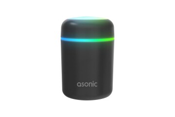 Asonic HN21 Matte Gri 2W 300ML kapasiteli 4 Saat Çalışabilir RGB Mini Oda Nemlendirici