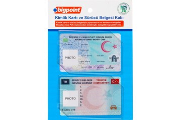 Bigpoint Kimlik-Sürücü Kart Kabı 2 Li Set BP671B