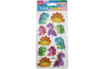 Bu-Bu Damla Stickers Dinazor Metalik 9x20 BUBU-PUS-8406