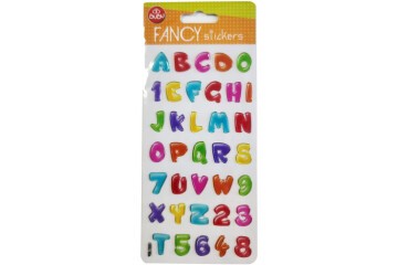 Bu-Bu Damla Stickers Funcy Harfler 9x20 BUBU-PUS-7305