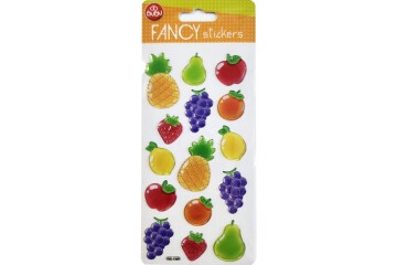 Bu-Bu Damla Stickers Funcy Meyveler 9x20 BUBU-PUS-7306