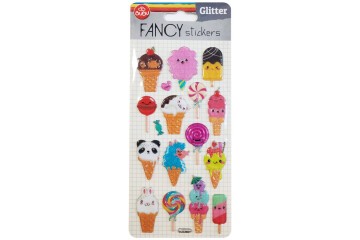 Bu-Bu Damla Stickers Glıtter Dondurma 9x20 BUBU-PUS-6601