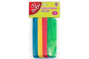 Bu-Bu Eğlenceli Çubuklar Renkli 15x1,8 CM BUBU-HS0014
