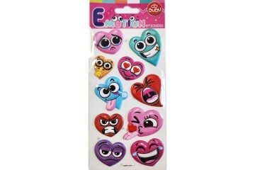 Bu-Bu Emotıons Emotıons Puffy Stıck Kalpler 9x21 BUBU-SWP-3001