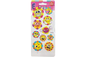 Bu-Bu Emotıons Puffy Stickers Güneş Çiçekler 9x21 BUBU-SWP-3006