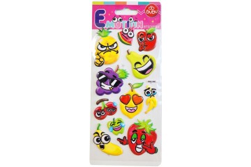 Bu-Bu Emotıons Puffy Stickers Sebzeler 9x21 BUBU-SWP-3007