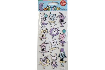 Bu-Bu Emotıons Stickers Cats 9x21 BUBU-SWP-1602
