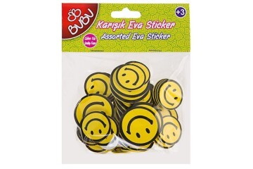 Bu-Bu Eva Sticker 24 LÜ Karışık ST0013/...ST0016 BUBU-STS006