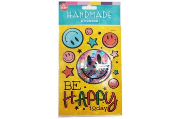 Bu-Bu Handmade Stickers Be Happy To Day 12,5x23,5 BUBU-HMSB-104