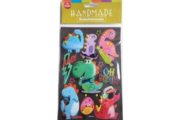 Bu-Bu Handmade Stickers Dinazorlar 12,5x23,5 BUBU-HMSB-305
