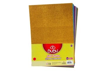 Bu-Bu Karton Simli 10 LU 50x70 Karışık Renk BUBU-FK0003