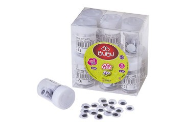 Bu-Bu Oynar Göz Siyah 12 MM 8 GR BUBU-GZ0003