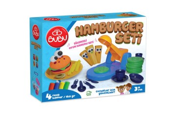 Bu-Bu Oyun Hamuru Seti Hamburger (L) BUBU-OH0010
