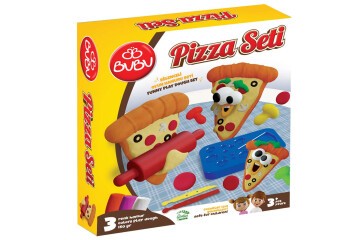 Bu-Bu Oyun Hamuru Seti Pizza (S) BUBU-OH0020