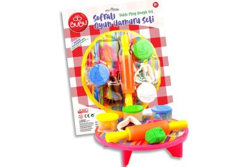 Bu-Bu Oyun Hamuru Seti Sofralı 3x15 GR BUBU-OH0002