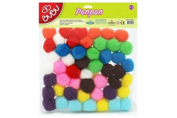 Bu-Bu Pon Pon 3 CM 50 Lİ Karma Bu-Bu00110