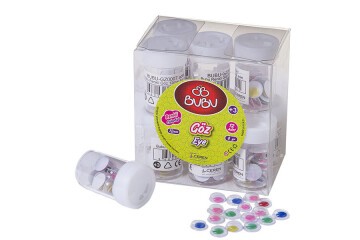 Bu-Bu Renkli Göz 12 MM 8 GR BUBU-GZ0007