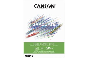Canson Çizim Bloğu Graduate Dessın Beyaz 30 Syf A5 160 GR