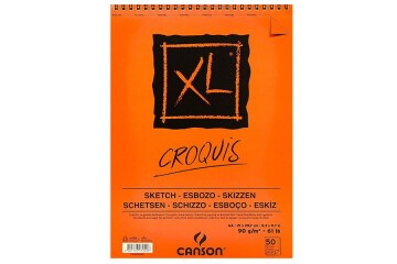 Canson Croquıs XL Eskiz 90 GR Üsten Spiralli A4 50 YP